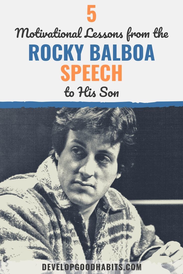 5 Motivational Lessons from the Rocky Balboa Speech to His Son