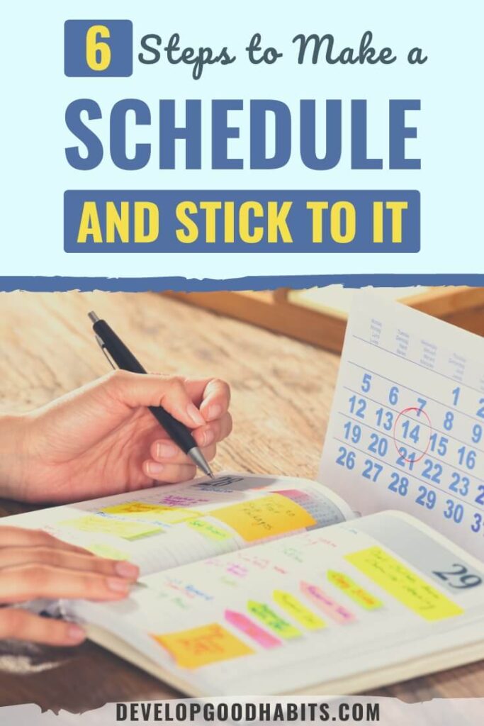 how to stick to a schedule | daily schedule | how to make a daily routine for yourself