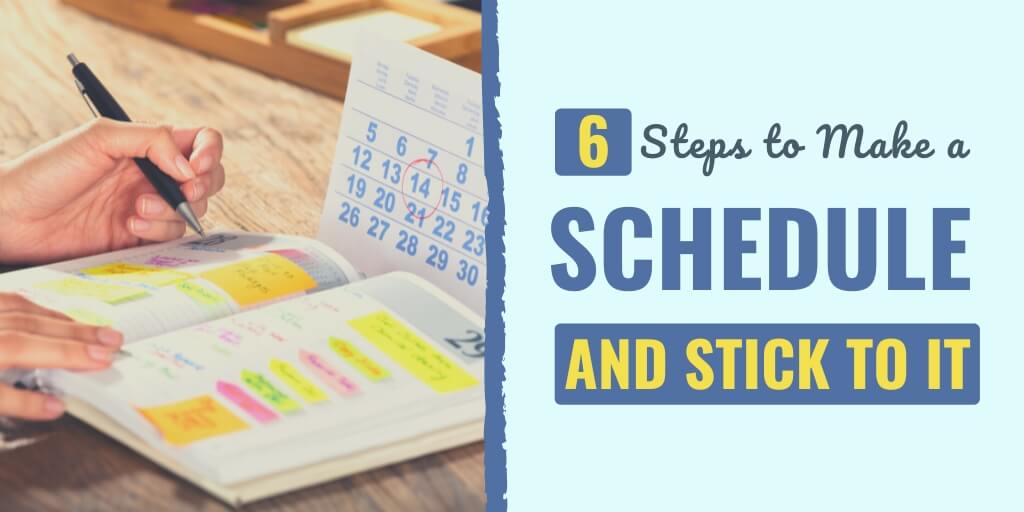 how to stick to a schedule | daily schedule | how to make a daily routine for yourself