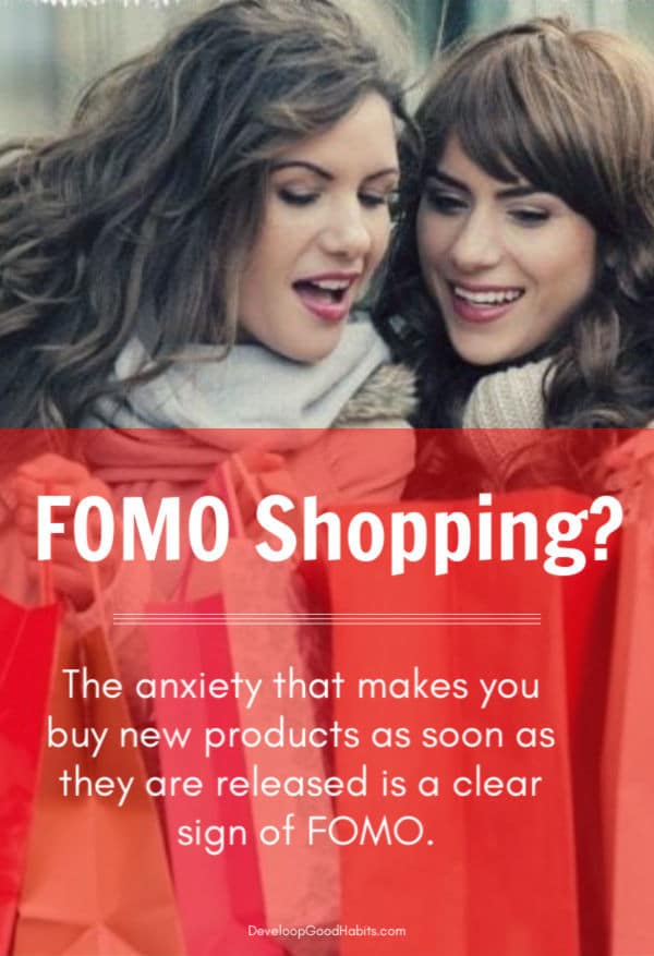FOMO and shopping image