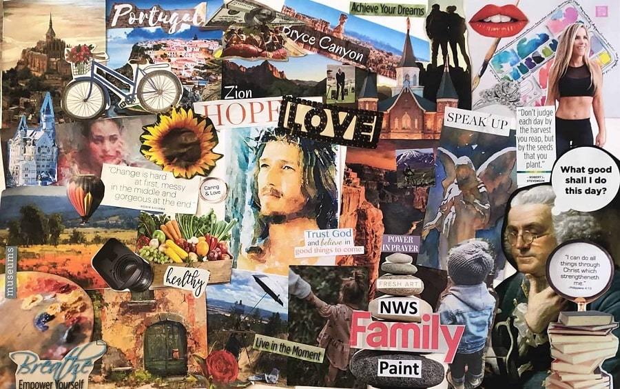 vision board worksheet for students | vision board ideas instagram | emotional vision board