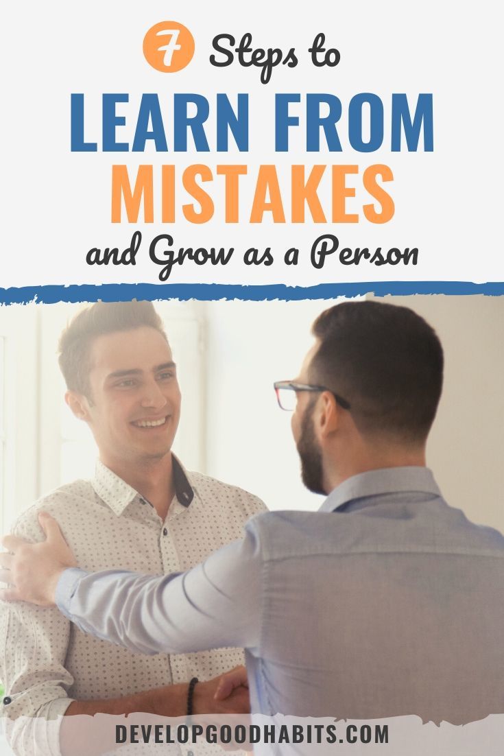 Read and follow these steps to learn from mistakes and grow as a person | learning from mistakes | learning from mistakes examples | learning from mistakes at work #mistakes #learn #growth