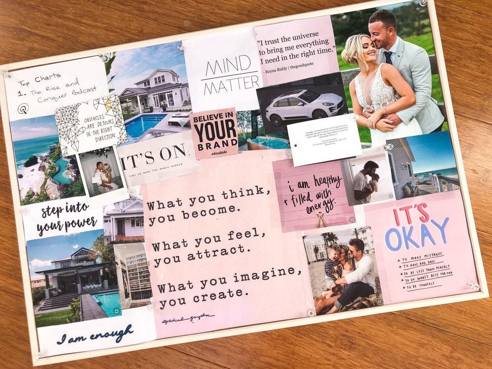 different categories for vision boards | emotional vision board | medium vision board