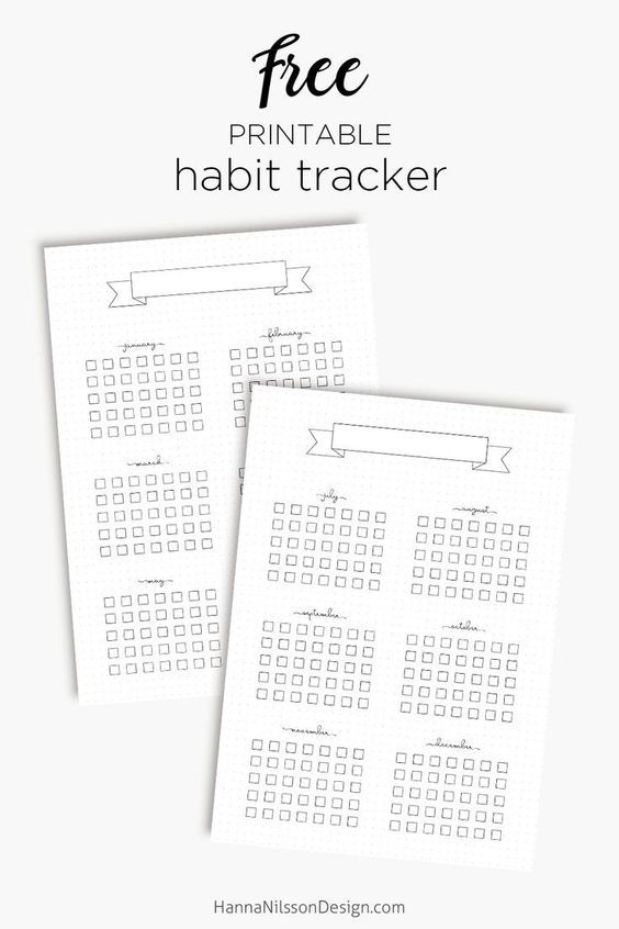 dot grid habit tracker