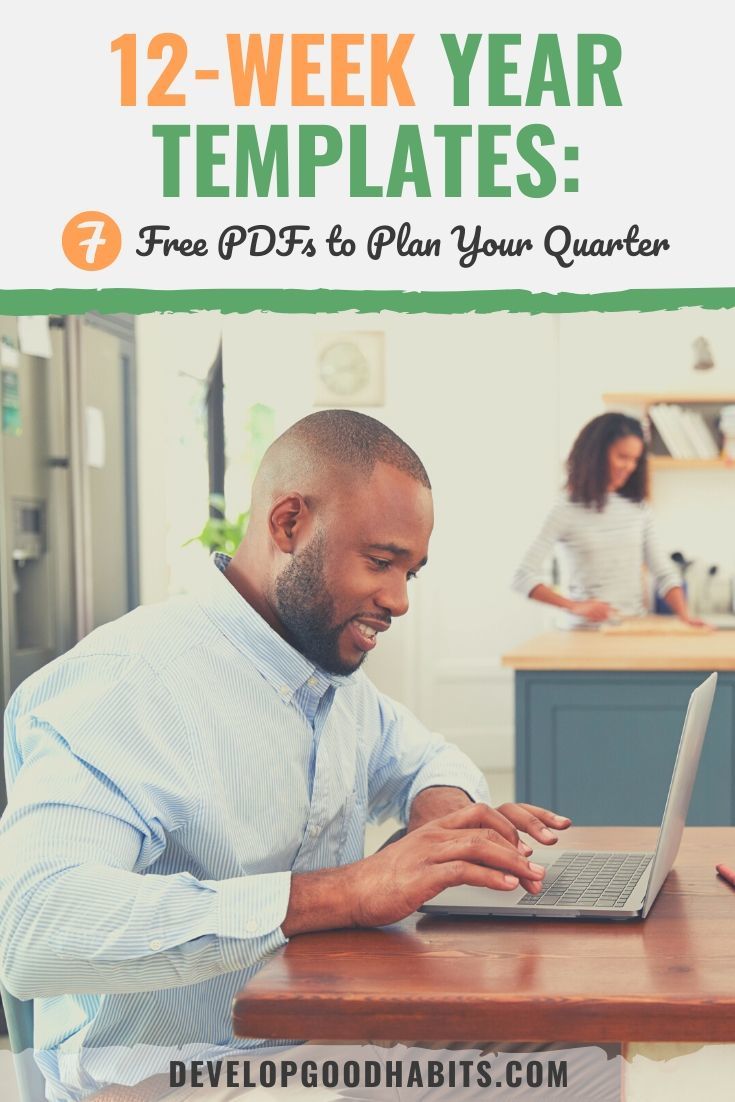 12-Week Year Templates: 7 Free PDFs to Plan Your Quarter