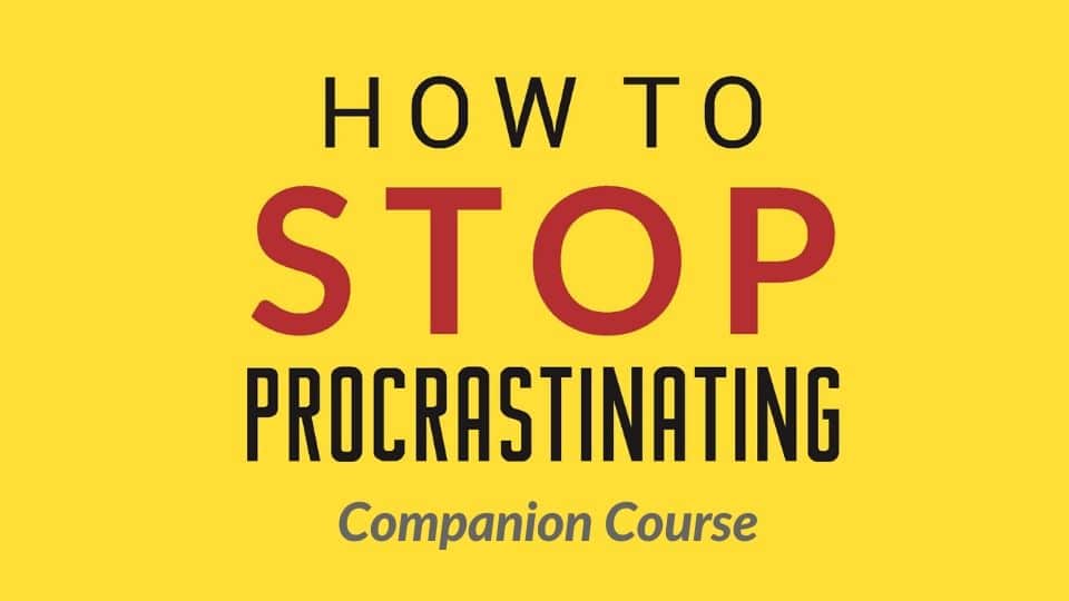 how to stop procrastinating free course