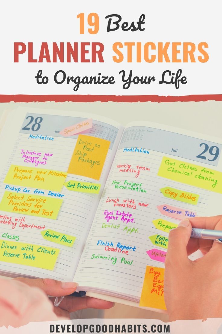 19 Best Planner Stickers to Organize Your Life