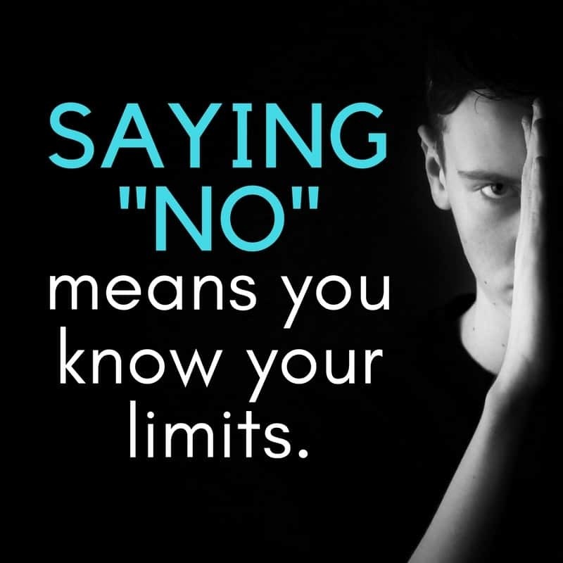 Understanding the power of "NO" | saying no quote
