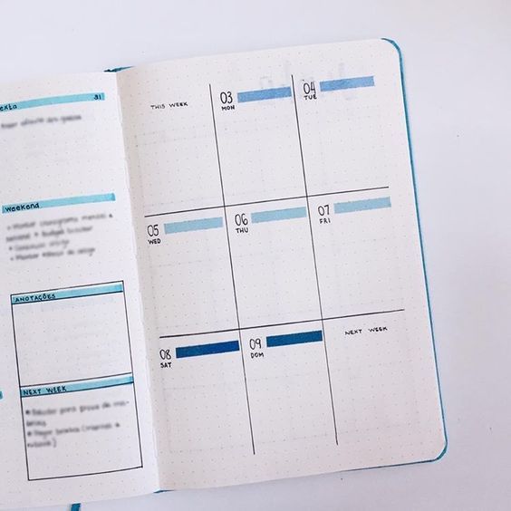simple bullet journal setup | minimalist bullet journal 2019 | bullet journal daily spread