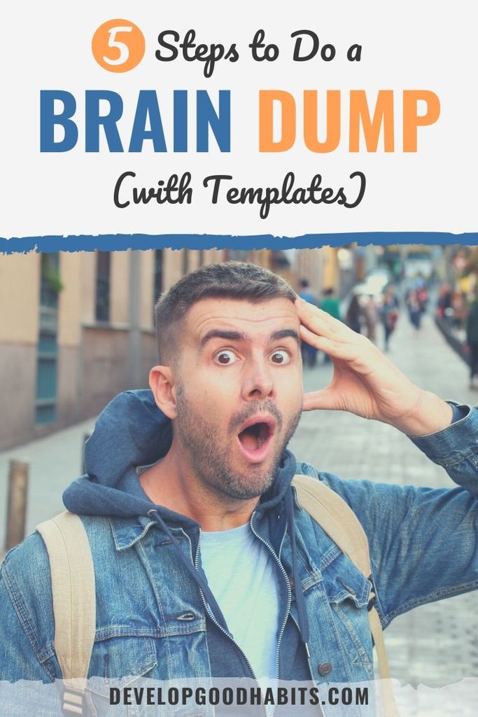 brain dump | brain dump example | brain dump template