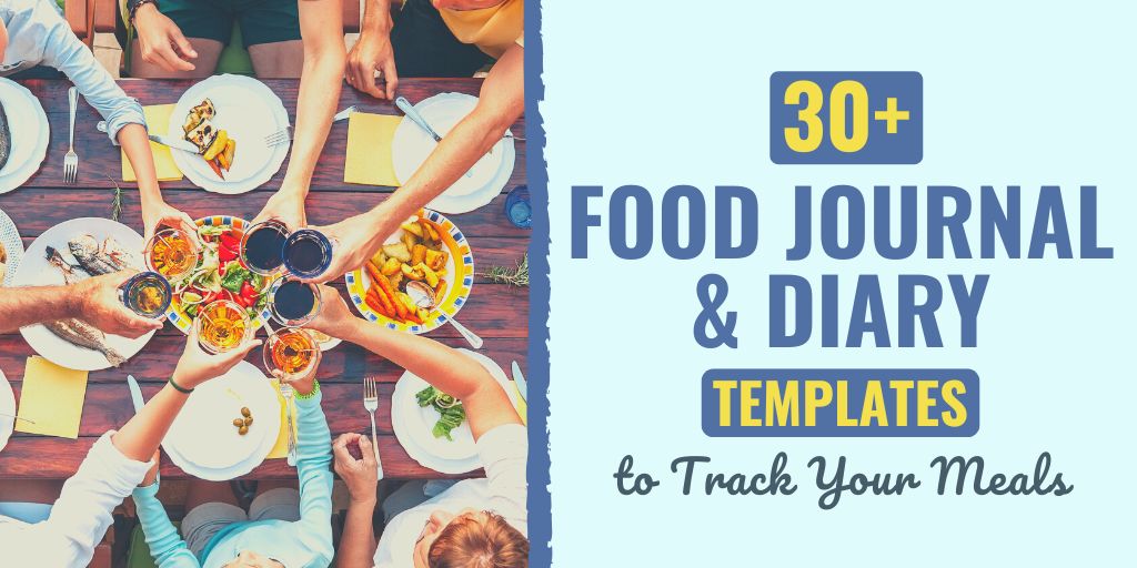 food journal template | food journal template google docs | online food diary template