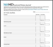 37 Food Journal &amp; Diary Templates to Track Your Meals