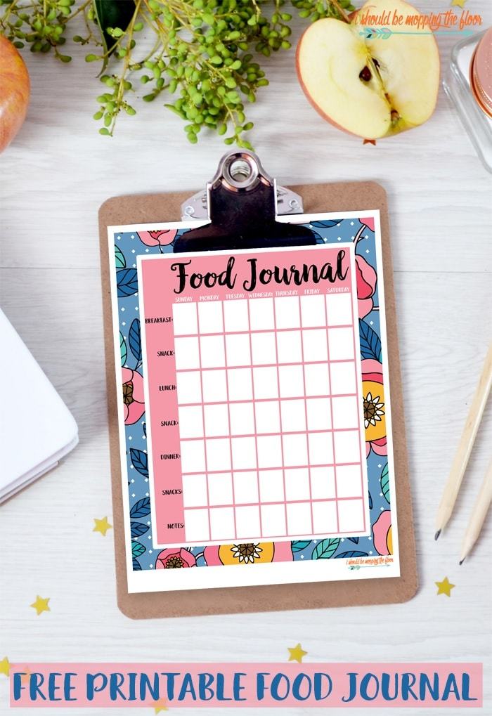 cdc diary | free printable food and mood diary | food logs pdf