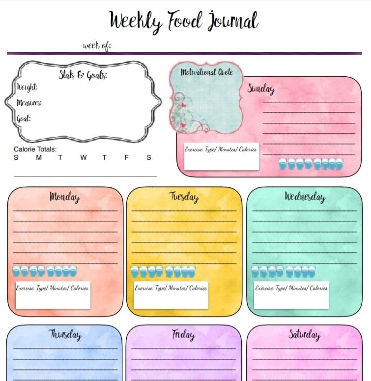 Nutrition Log Book & Macro Tracker Food Journal: Daily Food Intake Log (120 Pages)