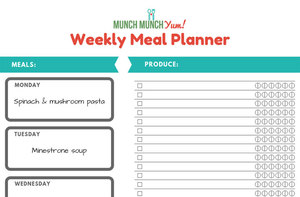 free weekly meal planner template word | at home menu template | weekly meal planner printable black and white