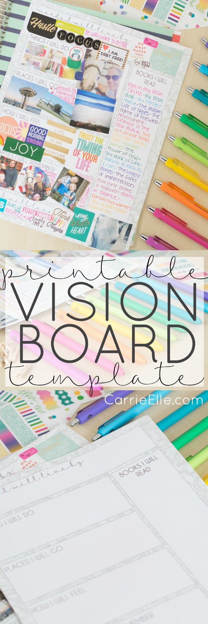 25 Vision Board Templates [Free & Printable for 2022]