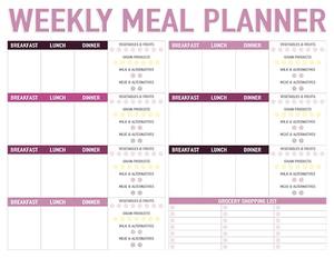 weekly meal planner template with grocery list excel | cute meal planner printable | weekly meal planner template with snacks