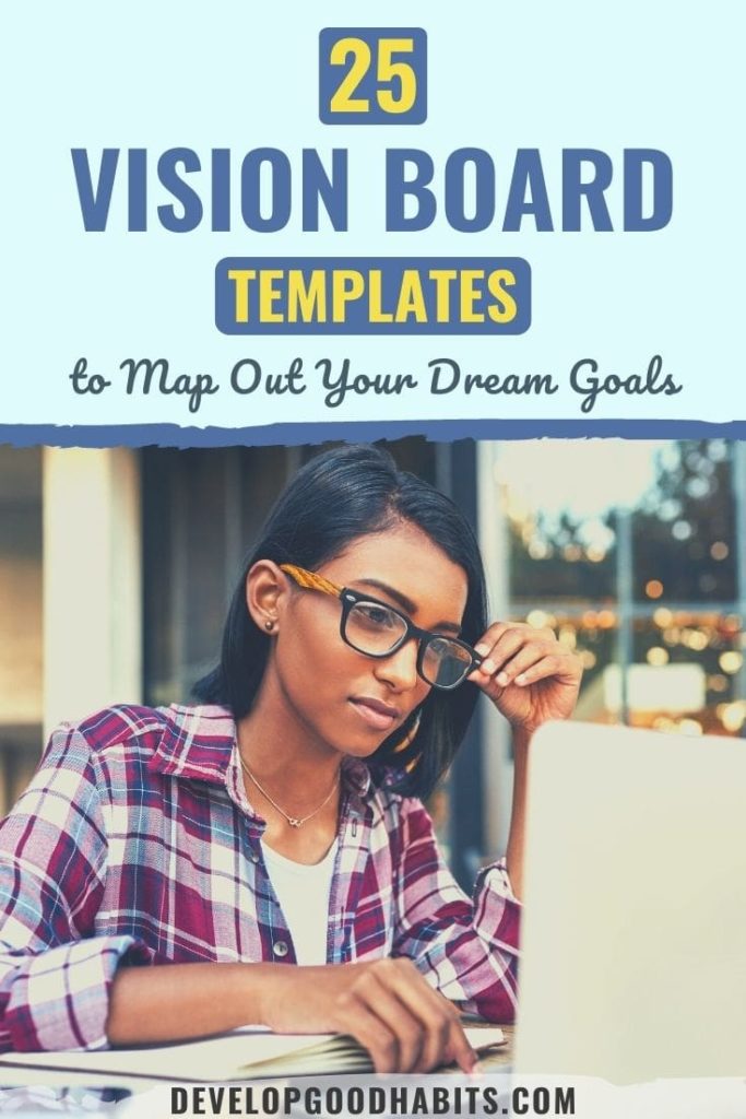 vision board template | personal vision board template | vision board template pdf