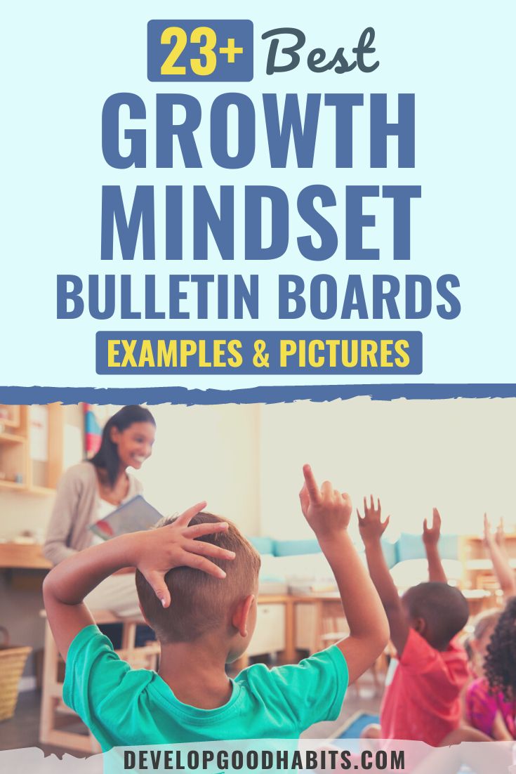 25 Best Growth Mindset Bulletin Boards: Examples & Pictures