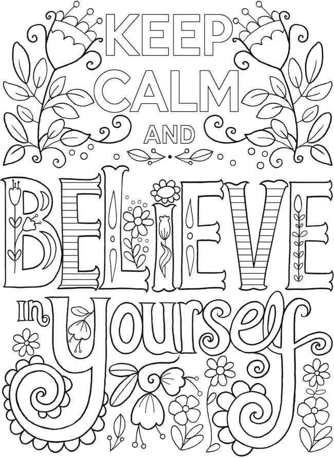 31 Growth Mindset Coloring Pages for Your Kids or Students