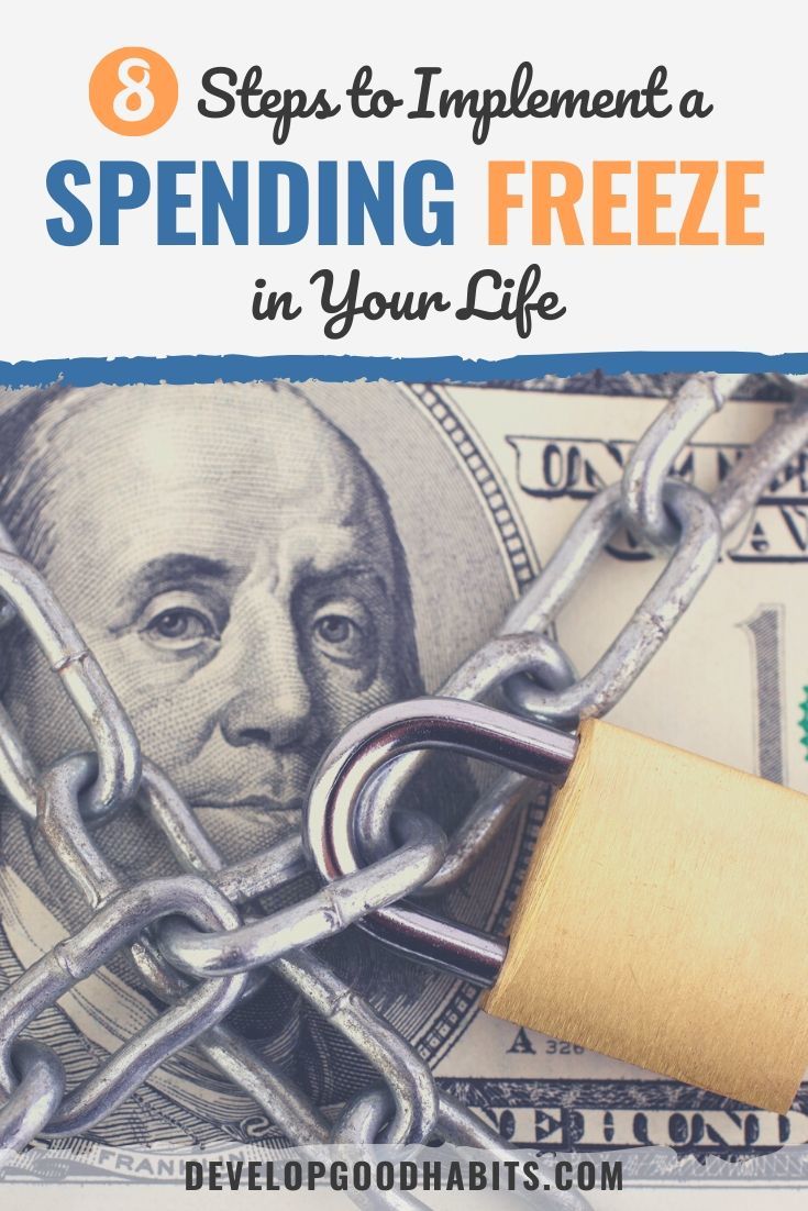 8 Steps to Implement a Spending Freeze in Your Life