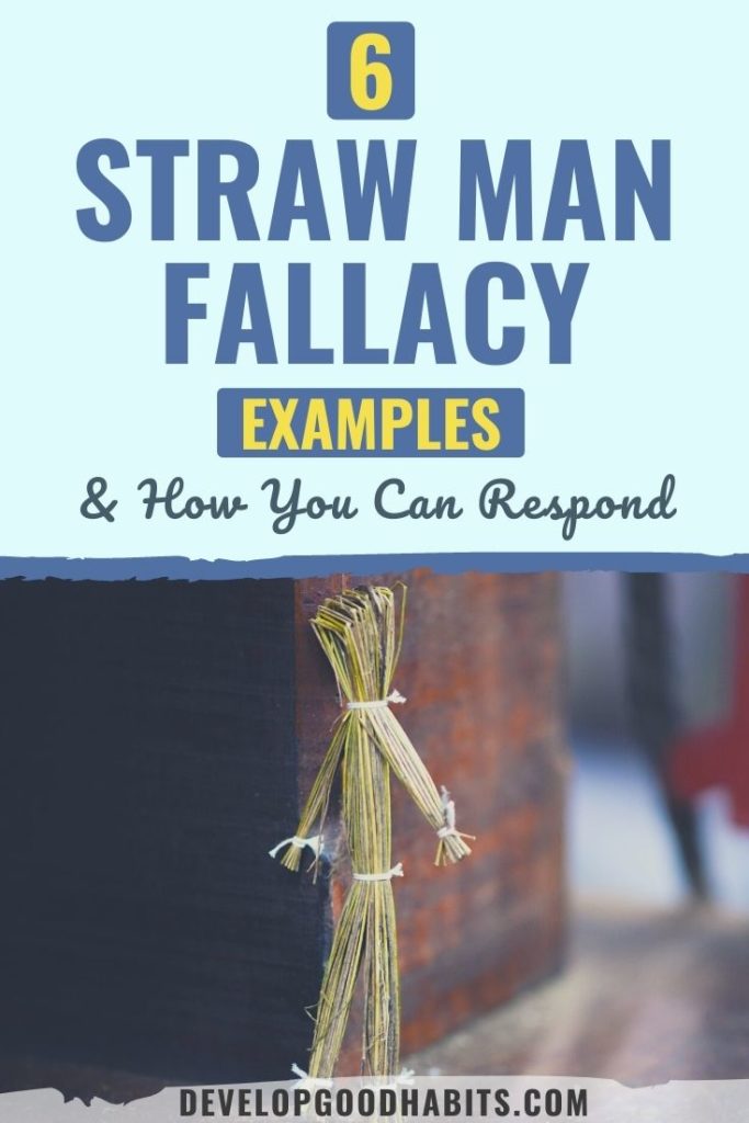 straw man fallacy examples | straw man fallacy examples in media | funny straw man fallacy examples
