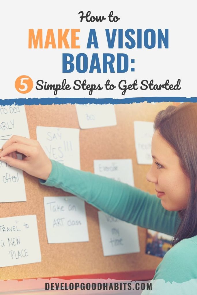 how to make a vision | how to make a vision board that works | ideas on how to make a vision board
