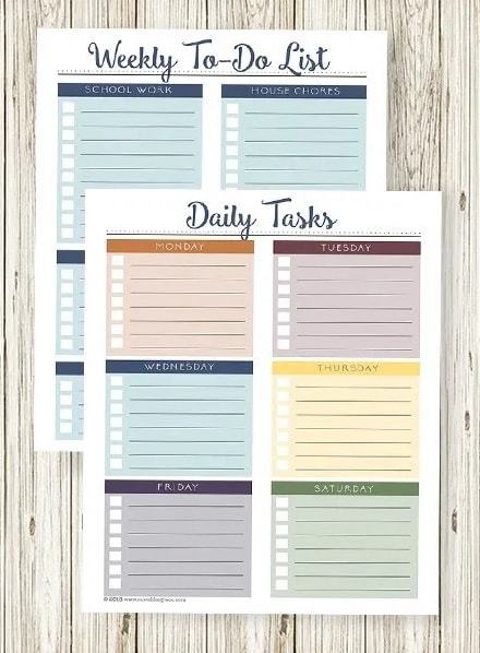 clementine creative free printables | to do list a5 free printable | minimalist weekly planner pdf