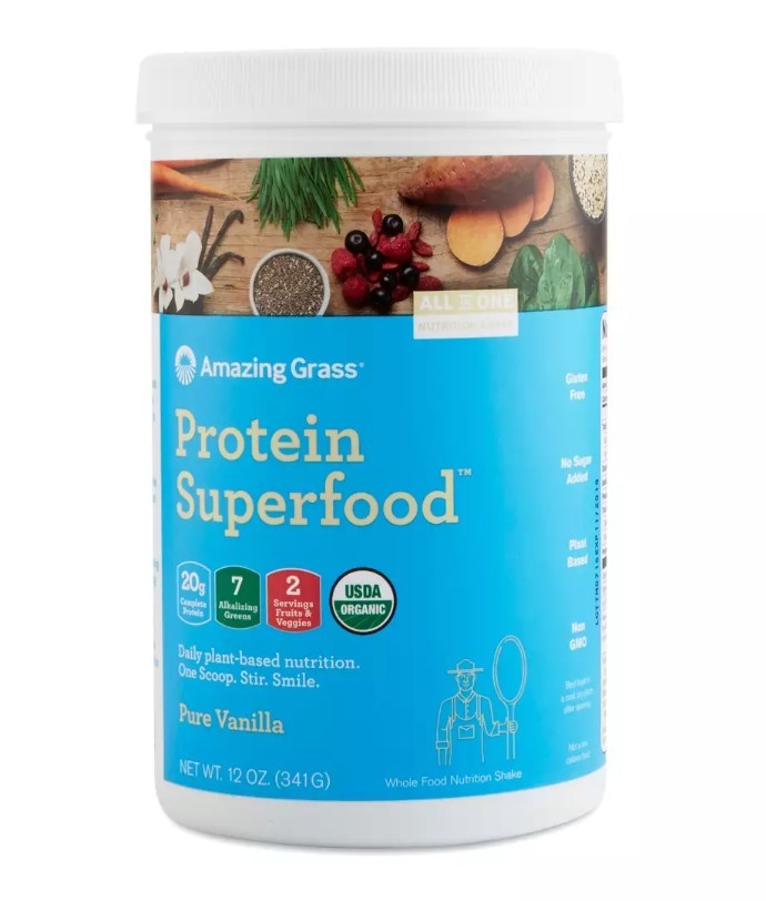 Best Vegan & Plant-Based Protein Powders | Best Tasting Vegan Protein Powder | Amazing Grass Protein Superfood Powder