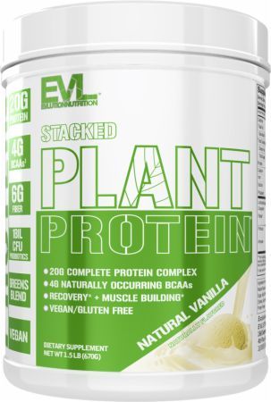 Best Vegan & Plant-Based Protein Powders | Runner-Up Option | Evlution Nutrition Stacked Plant Protein