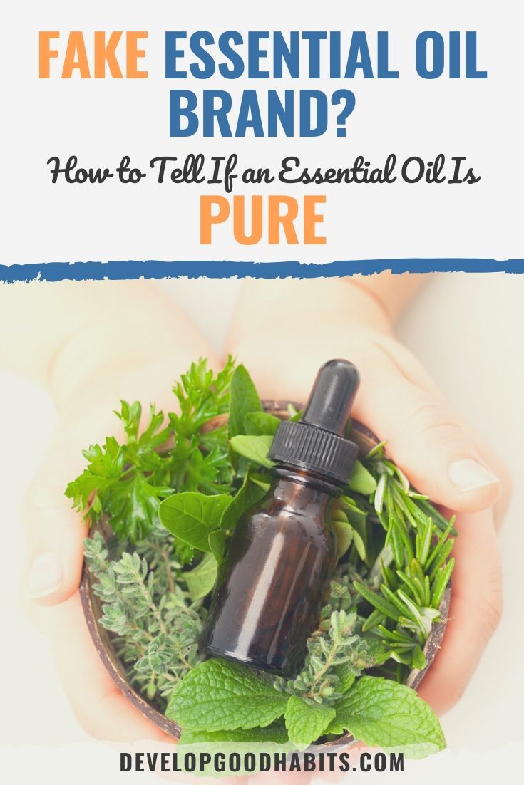 Fake Essential Oil Brand? How to Tell If an Essential Oil Is Pure