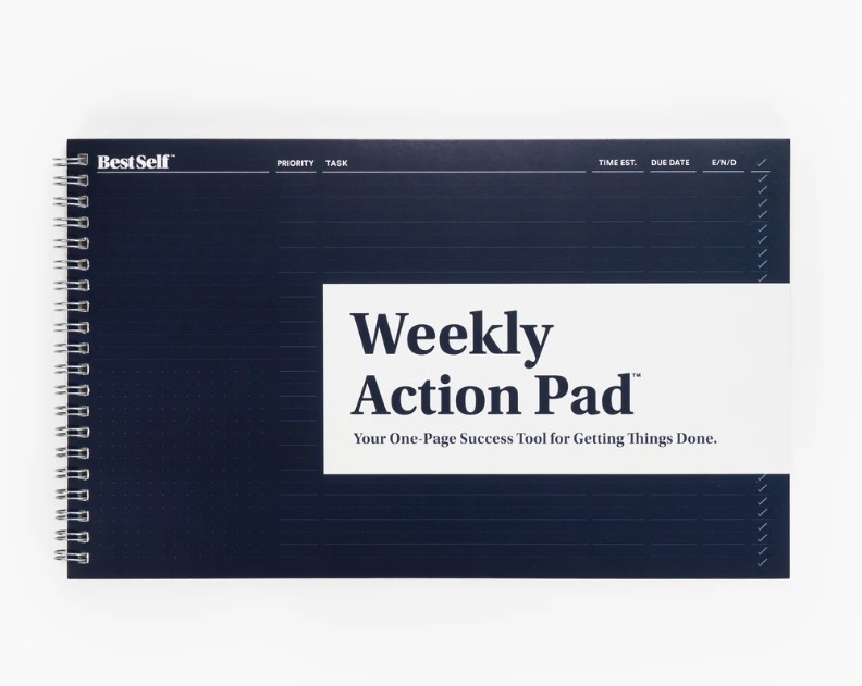 Best Study Planners | Runner-Up Option | BelfSelfCo's Weekly Action Pad