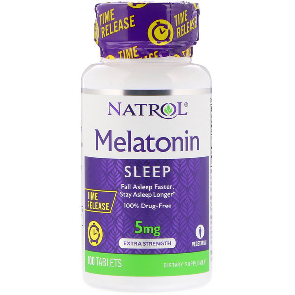 Best Melatonin Brand for Sleep | Runner-Up Option | Natrol Melatonin Time Release Tablets