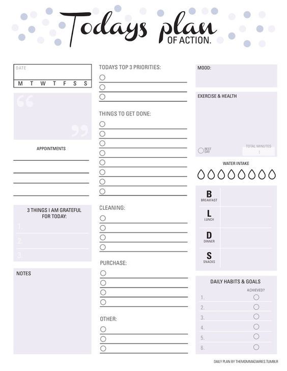 daily bullet journal template printable | daily business journal template | daily eating journal template