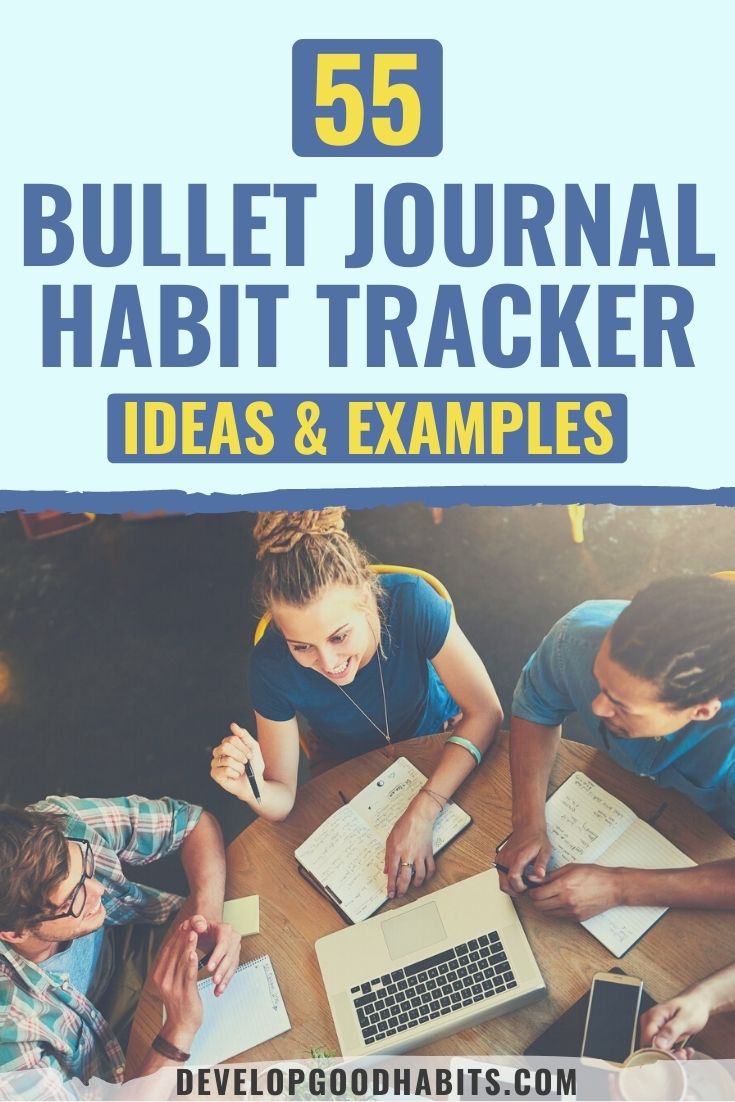 55 Bullet Journal Habit Tracker Ideas & Examples for 2022