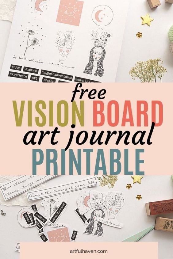 vision board template microsoft word | free vision board pictures | vision board examples