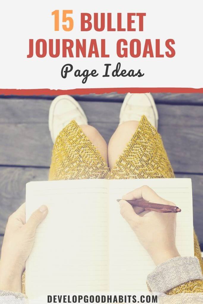 bullet journal goals tracker | bullet journal page ideas | bullet journal goals 2020