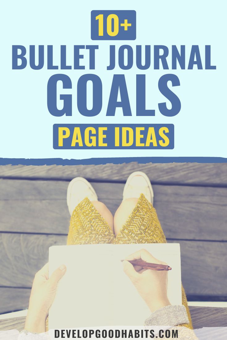 13 Bullet Journal Goals Page Ideas for 2022