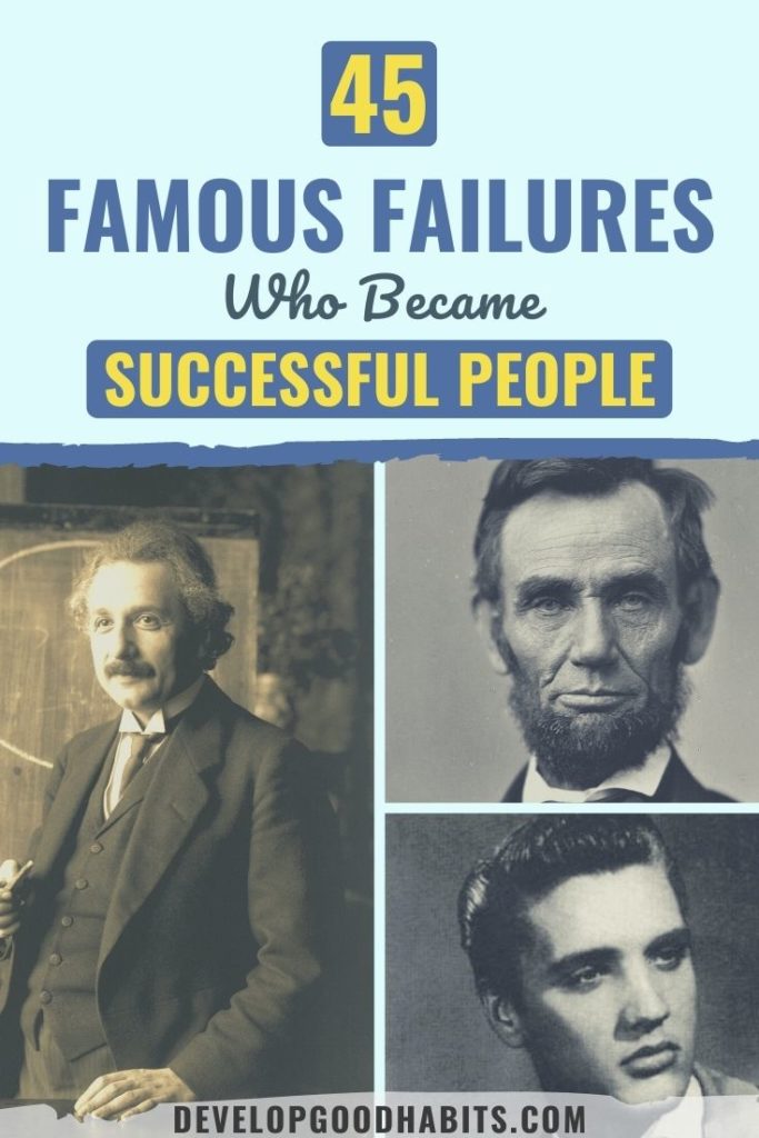 Read failure stories of successful people and success after failure quotes.
