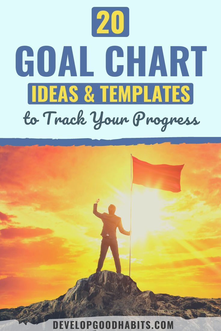 20 Goal Chart Ideas & Templates to Track Your Progress