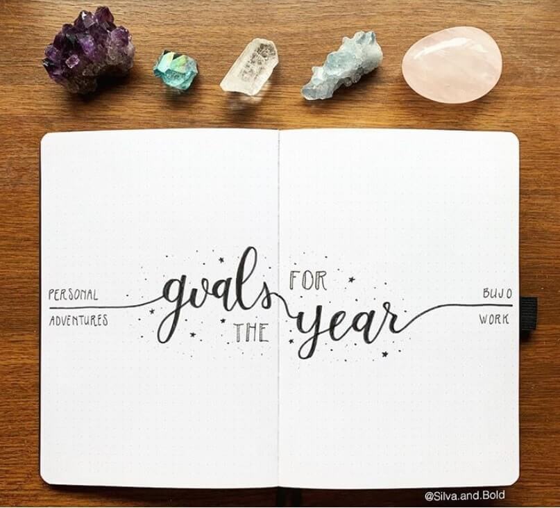 15 Bullet Journal Goals Page Ideas for 2020