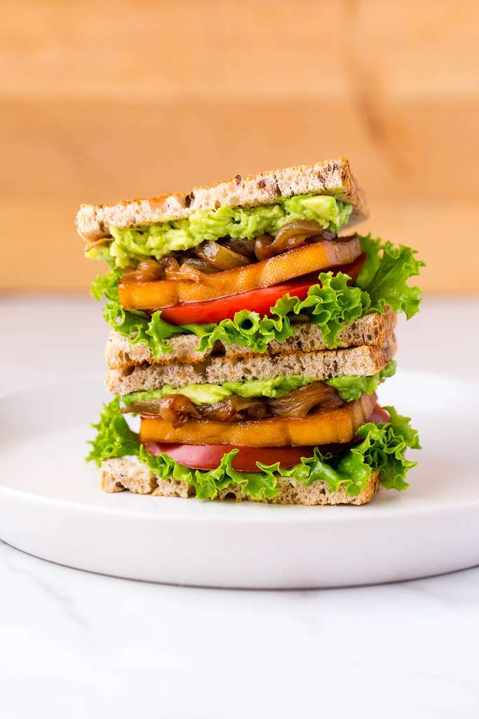 Smoky Maple Tofu Sandwich | vegan sandwich spread recipes | simple cold vegetarian sandwiches