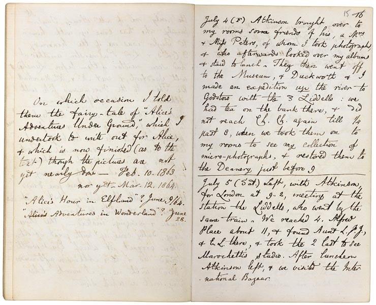 lewis carroll | historical diaries and journals | journal keepers