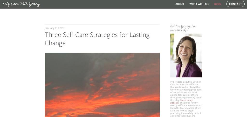 self care with gracy | starting a self care blog | self love and self care blogs