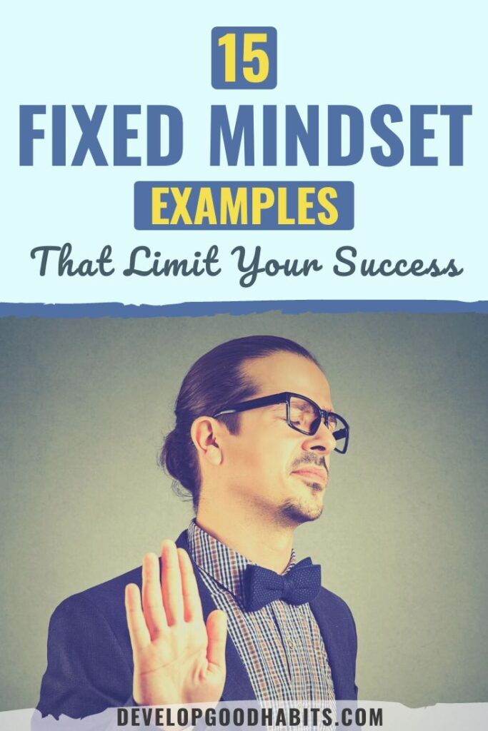 fixed mindset examples | fixed mindset examples at work | fixed mindset vs growth mindset examples