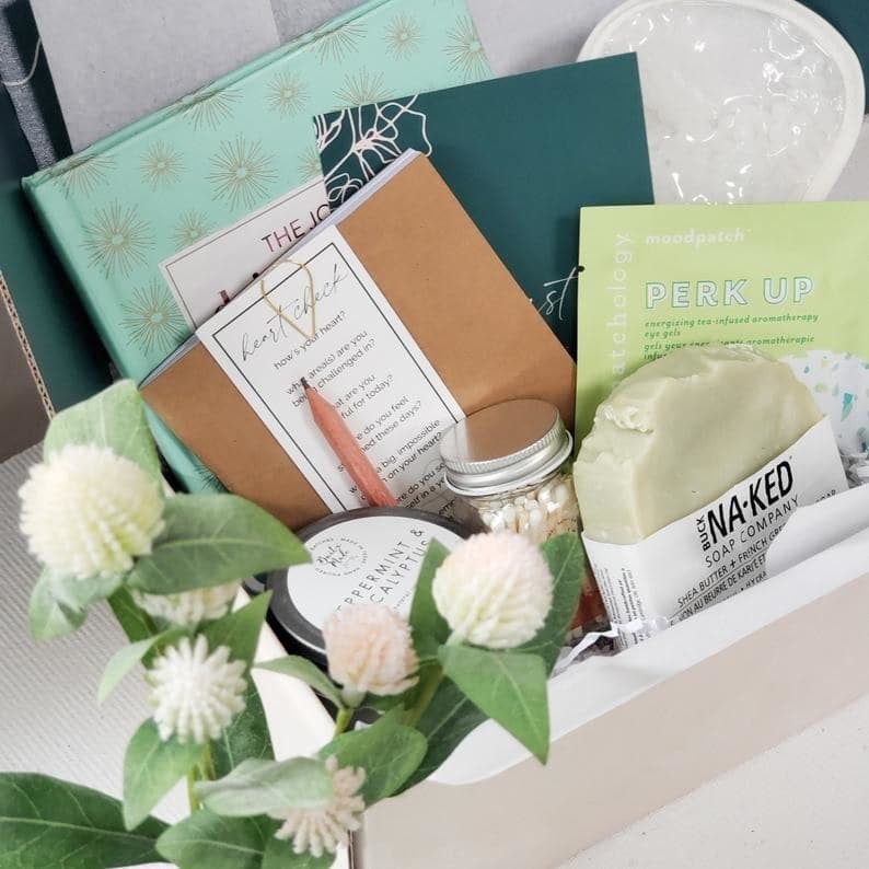 heart habits self care gift box | self care gifts for busy people | personal care care package
