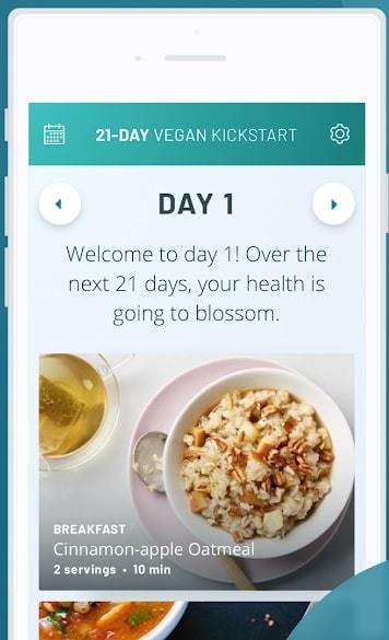 21 day vegan kickstart | vegan weight loss | air vegan app