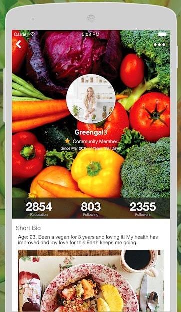 vegan amino | best vegan apps | best vegan recipe apps