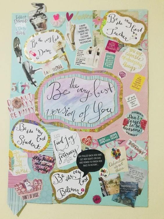 Be the Best Version of You | vision boards templates | vision board ideas for kids
