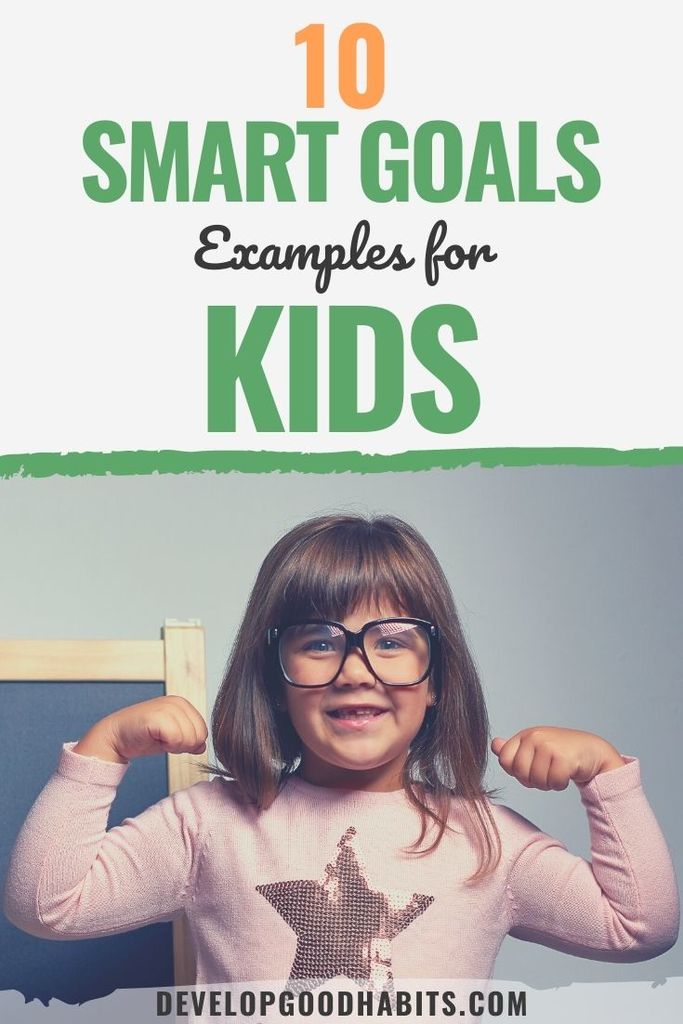 examples of good and bad smart goals for students | smart goals template | goal setting for kids